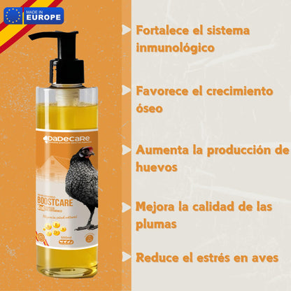 Boostcare - Multivitamínico 6 en 1 250ml Aves | Vitaminas A-E-D-C-B|