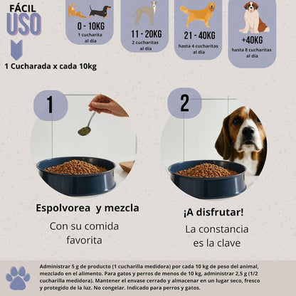 Floracare - Probioticos Perros en Polvo 300g