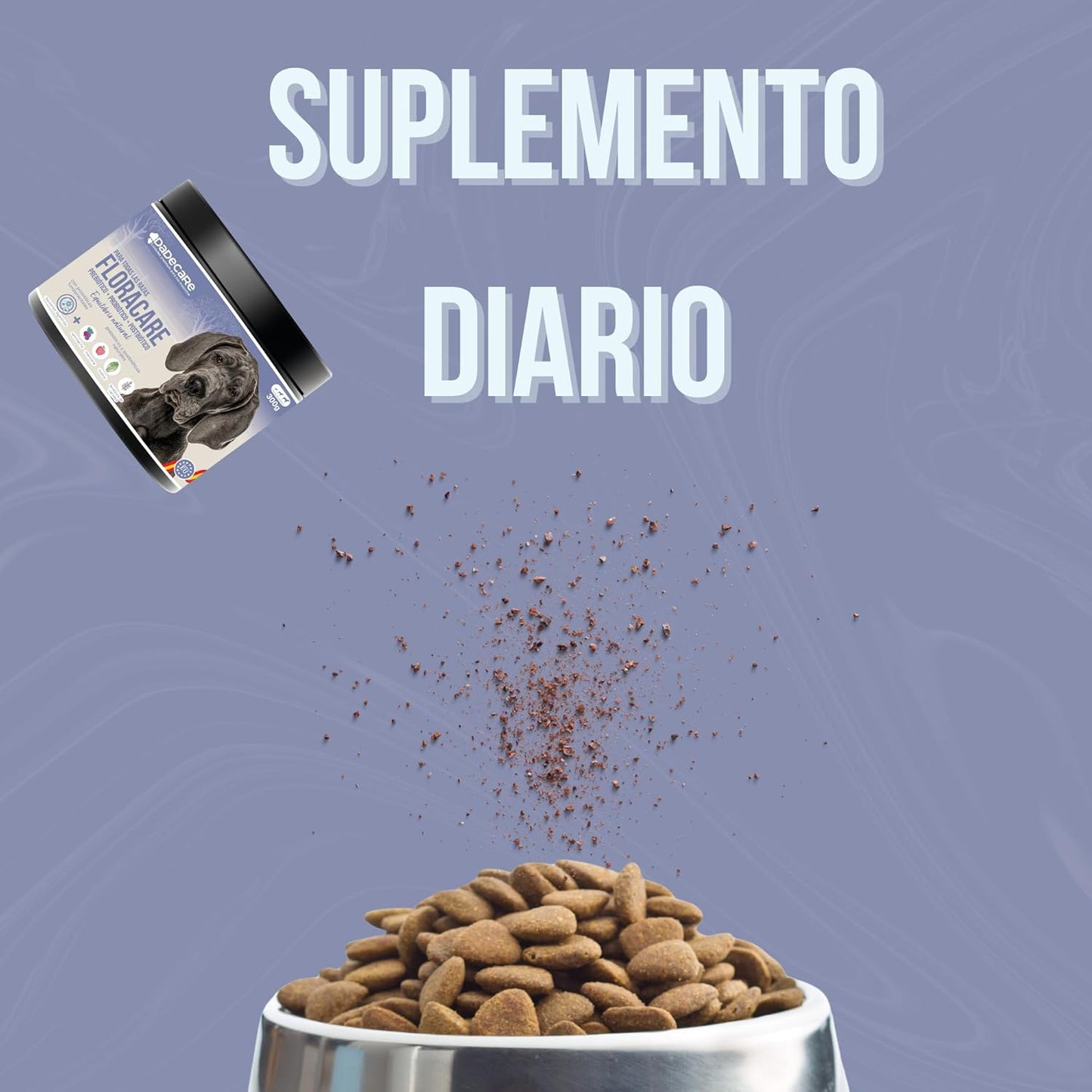 Floracare - Probioticos Perros en Polvo 300g