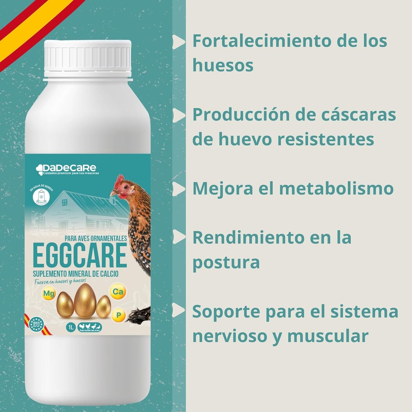 Eggcare - Calcio para Aves 1L