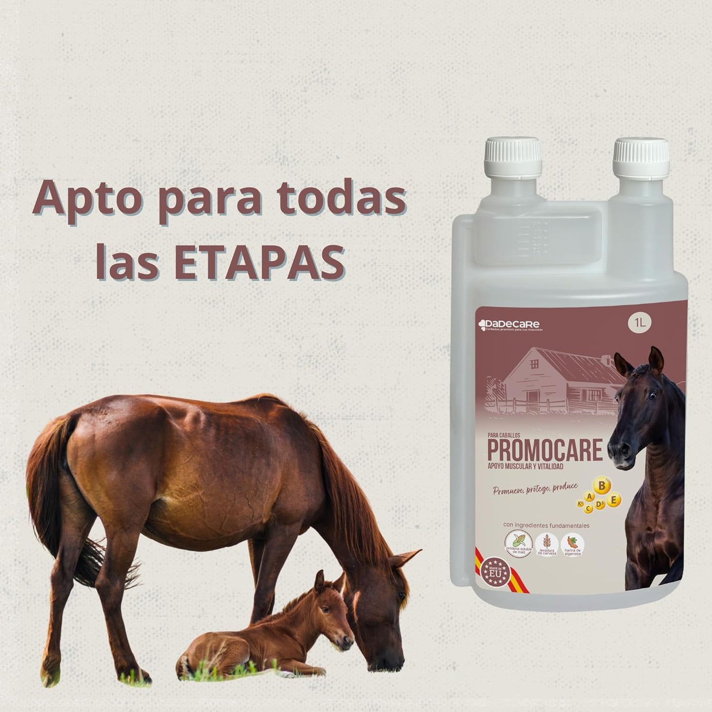 Promocare - Vitaminas Caballos 1L