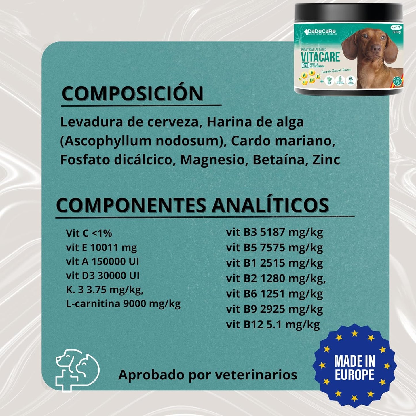Vitacare – Suplemento multivitamínico 300g