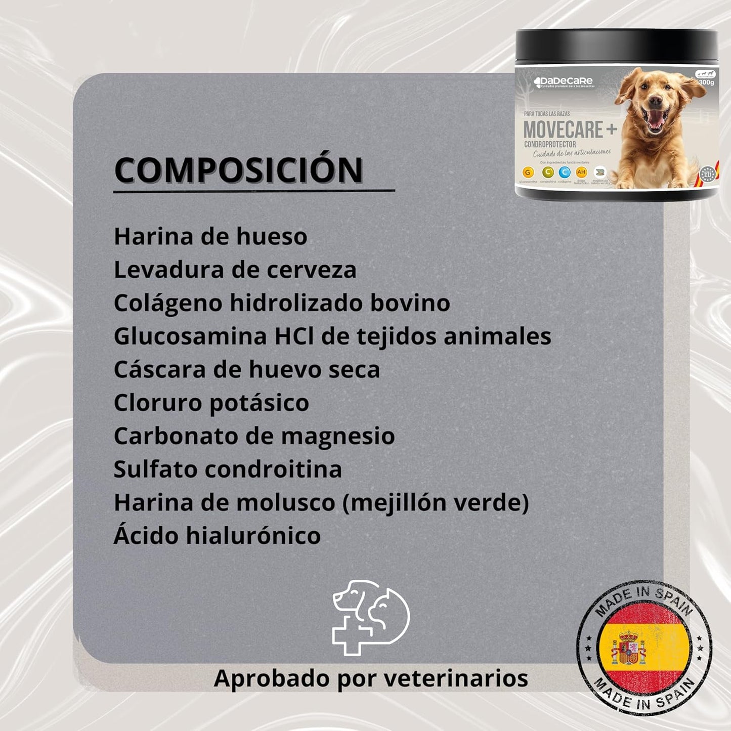 Movecare + Condroprotector Perros 300g
