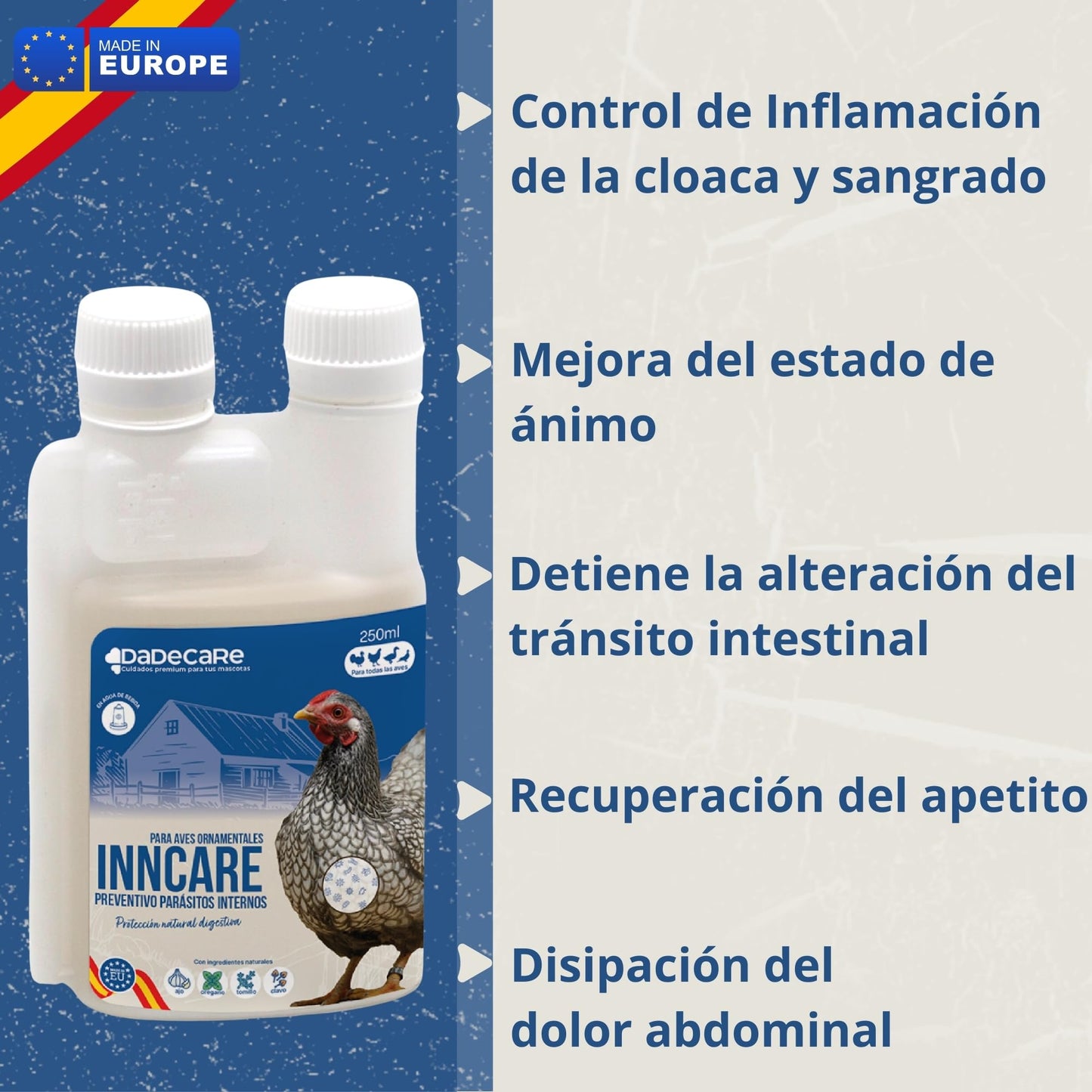 Inncare Preventivo Parasitos Internos Natural