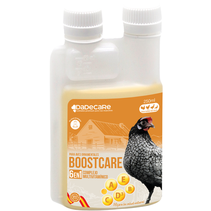 Boostcare - Multivitamínico 6 en 1 250ml Aves | Vitaminas A-E-D-C-B|