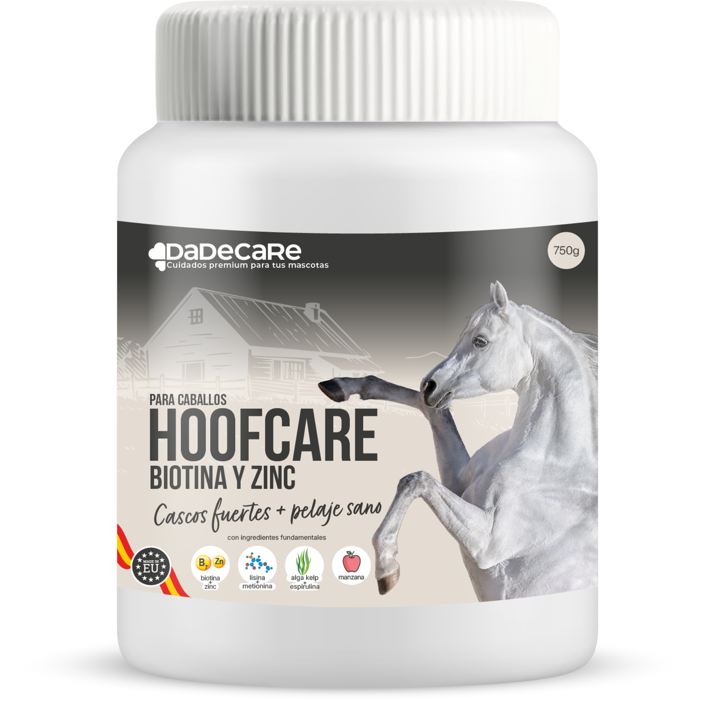 Hoofcare - Biotina y Zinc para Cascos Caballo 750g